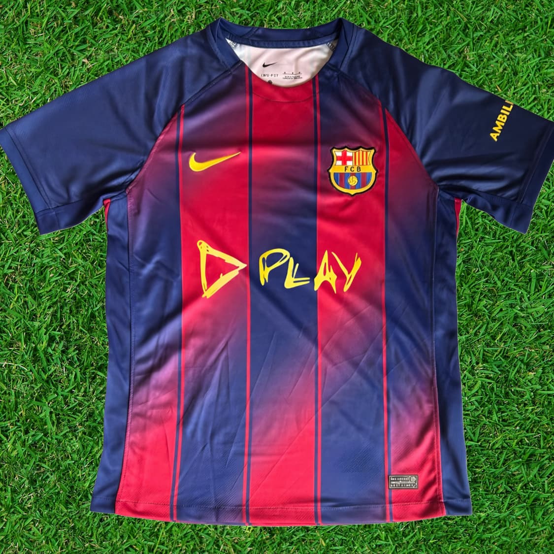 105🔥 FC 바르셀로나 X 애드 시런 콜라보 25/26 홈 유니폼 상품이미지1