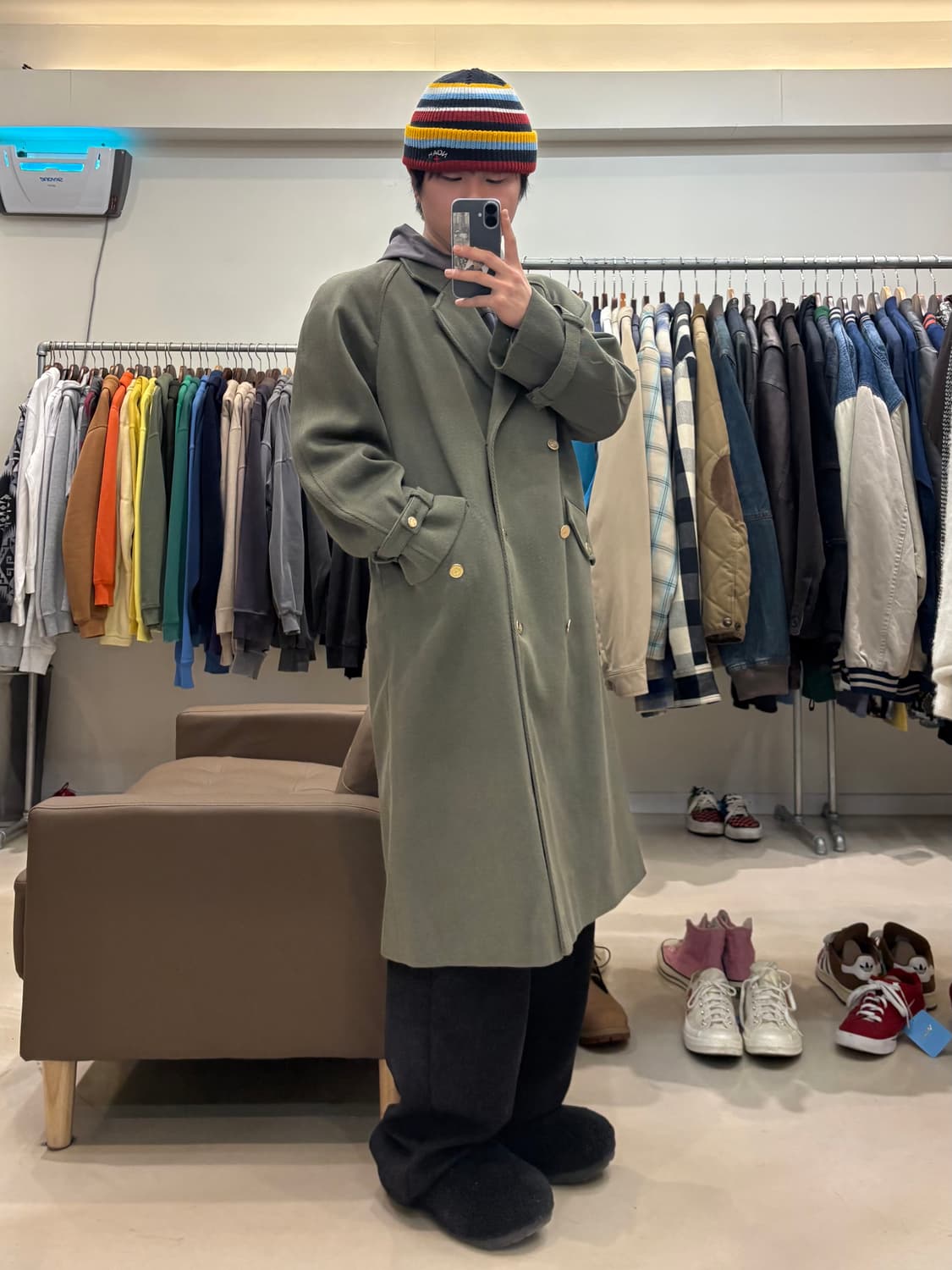 90s 버버리 더블버튼 코트 상품이미지9