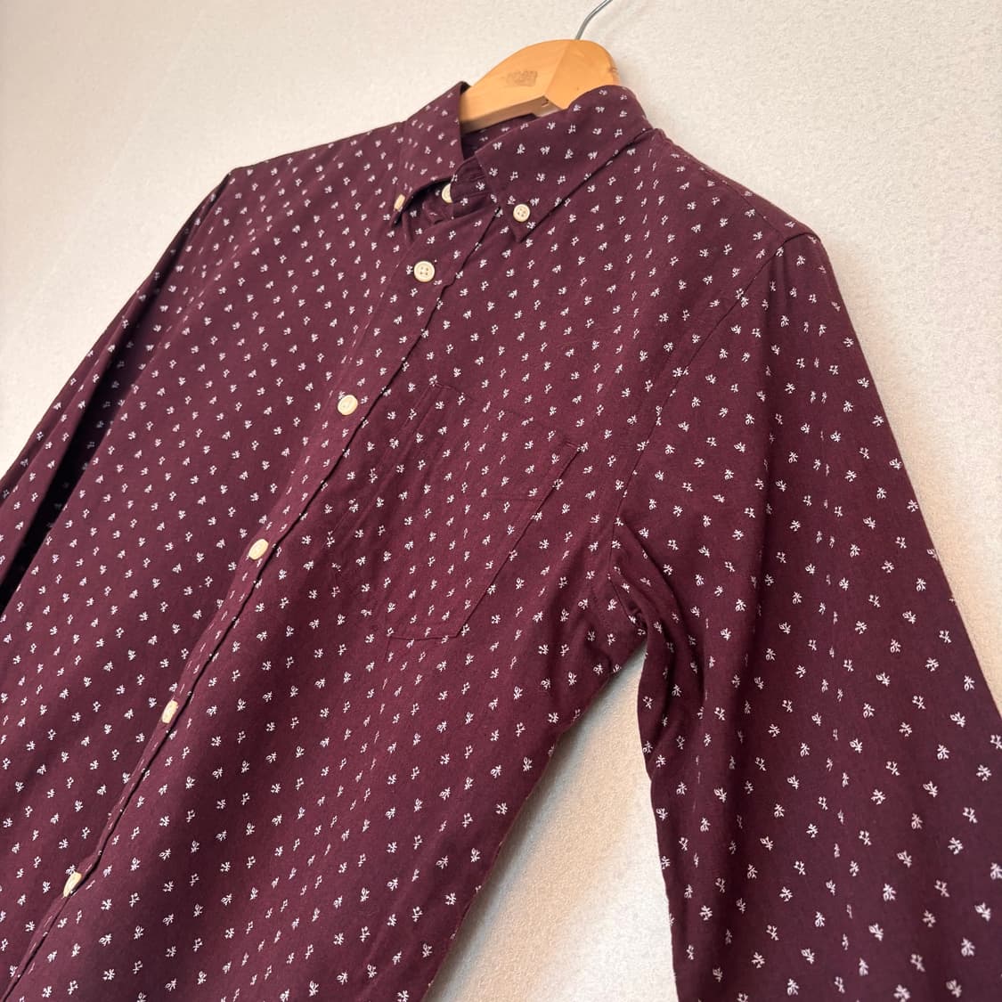 클럽모나코 XS 슬림핏 캐주얼 패턴 셔츠 미니멀 실루엣 상품이미지8