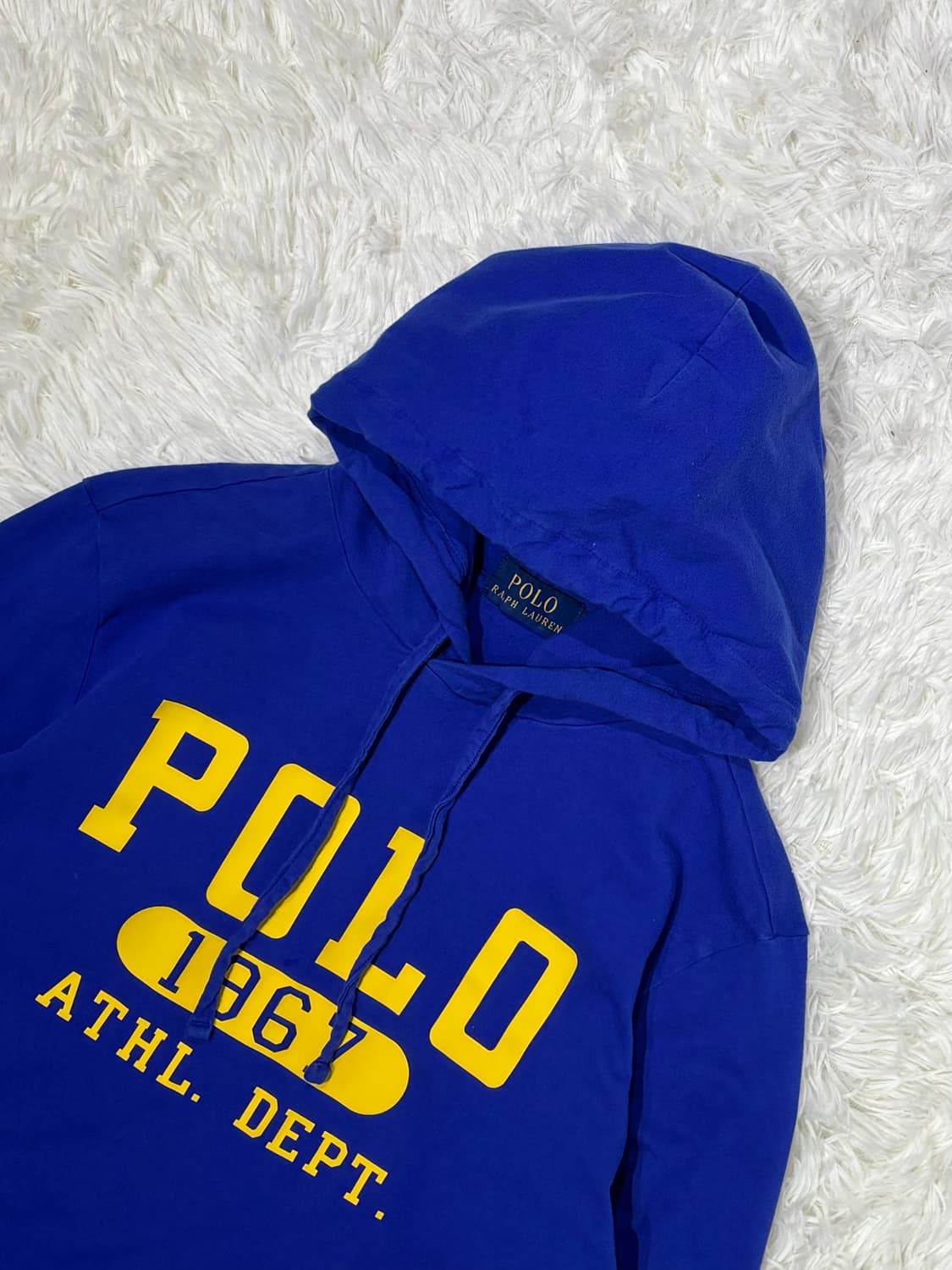 폴로랄프로렌 qr 빅로고 슬리브 후드 상품이미지4