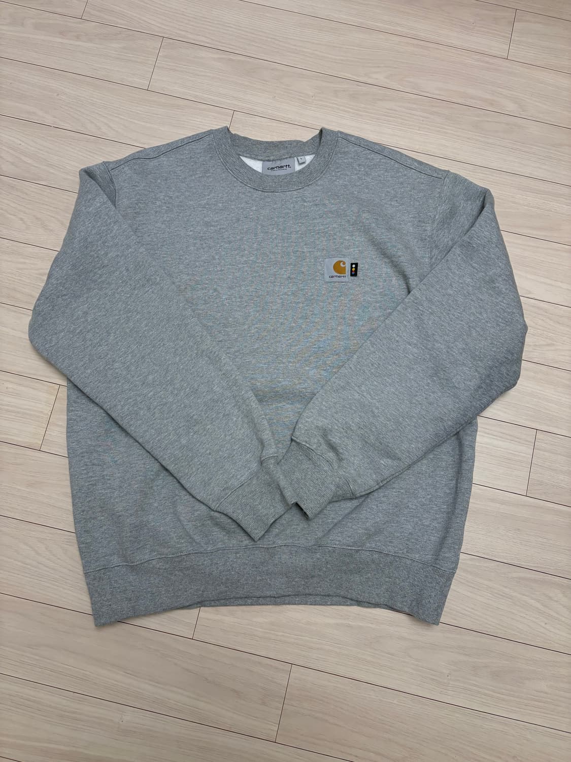 [새상품급] 칼하트X아이앱 그레이 맨투맨 L 상품이미지1