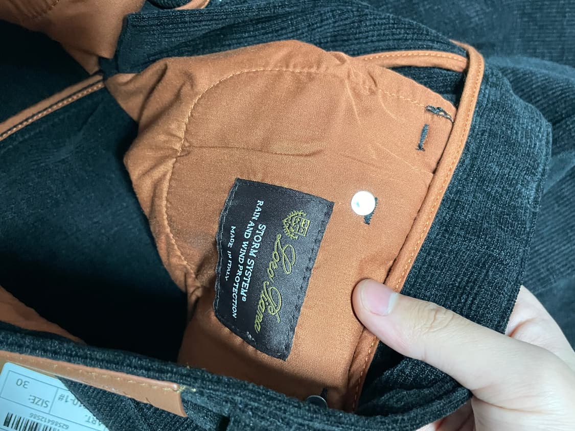 [새상품택O] 로로피아나 파츠로고 스판 코듀로이 팬츠 상품이미지7