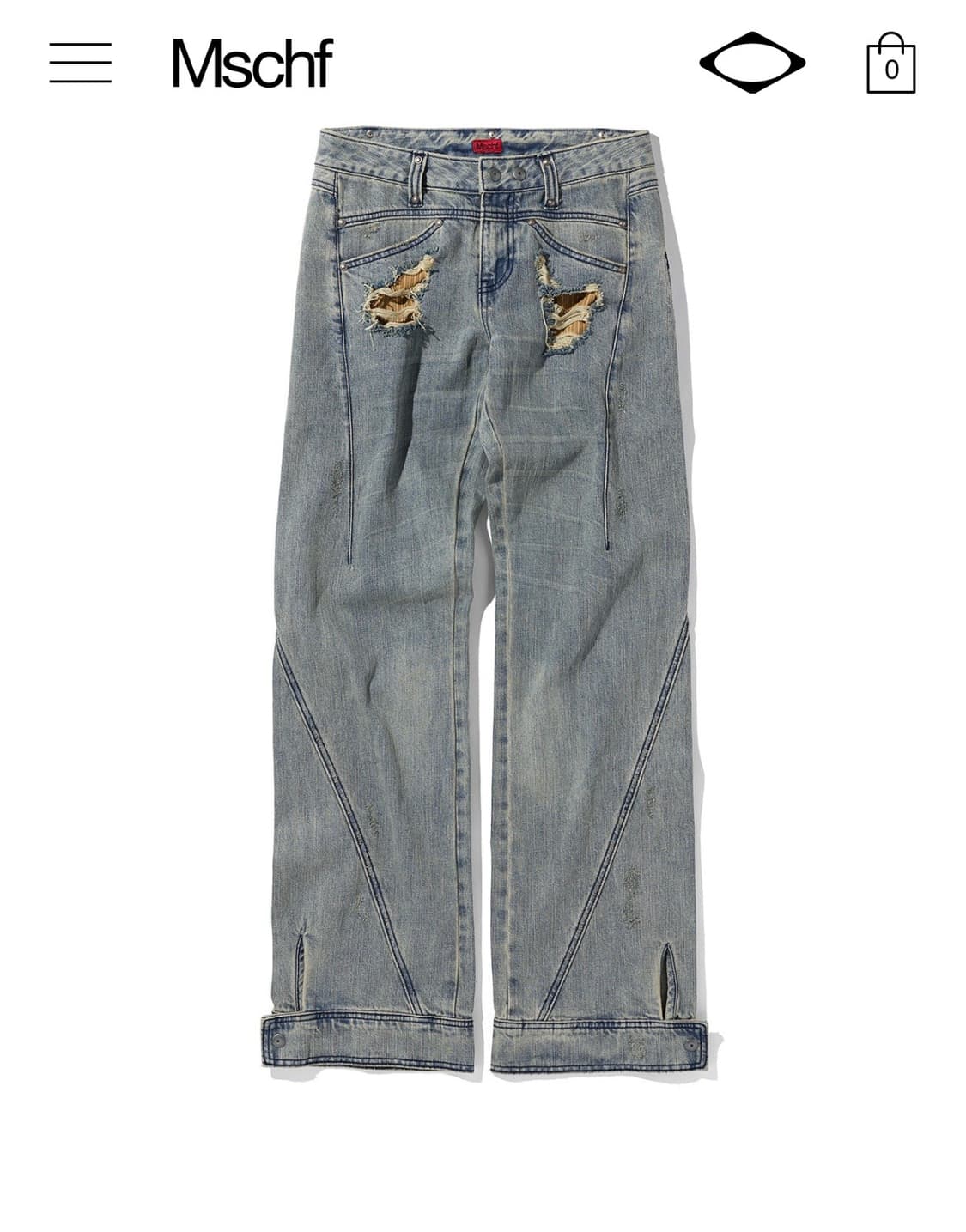 미스치프 ANATOMIE JEAN_BLUE GREY 상품이미지1