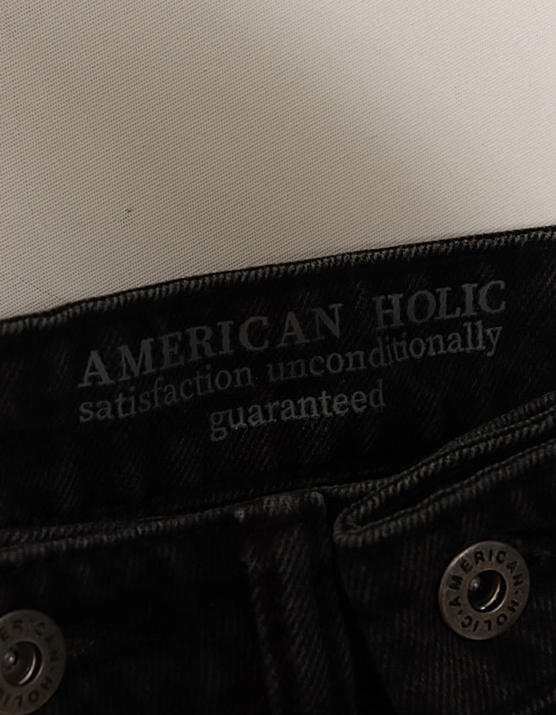 AMERICAN HOLIC Tuck Wide Denim Pant 상품이미지7