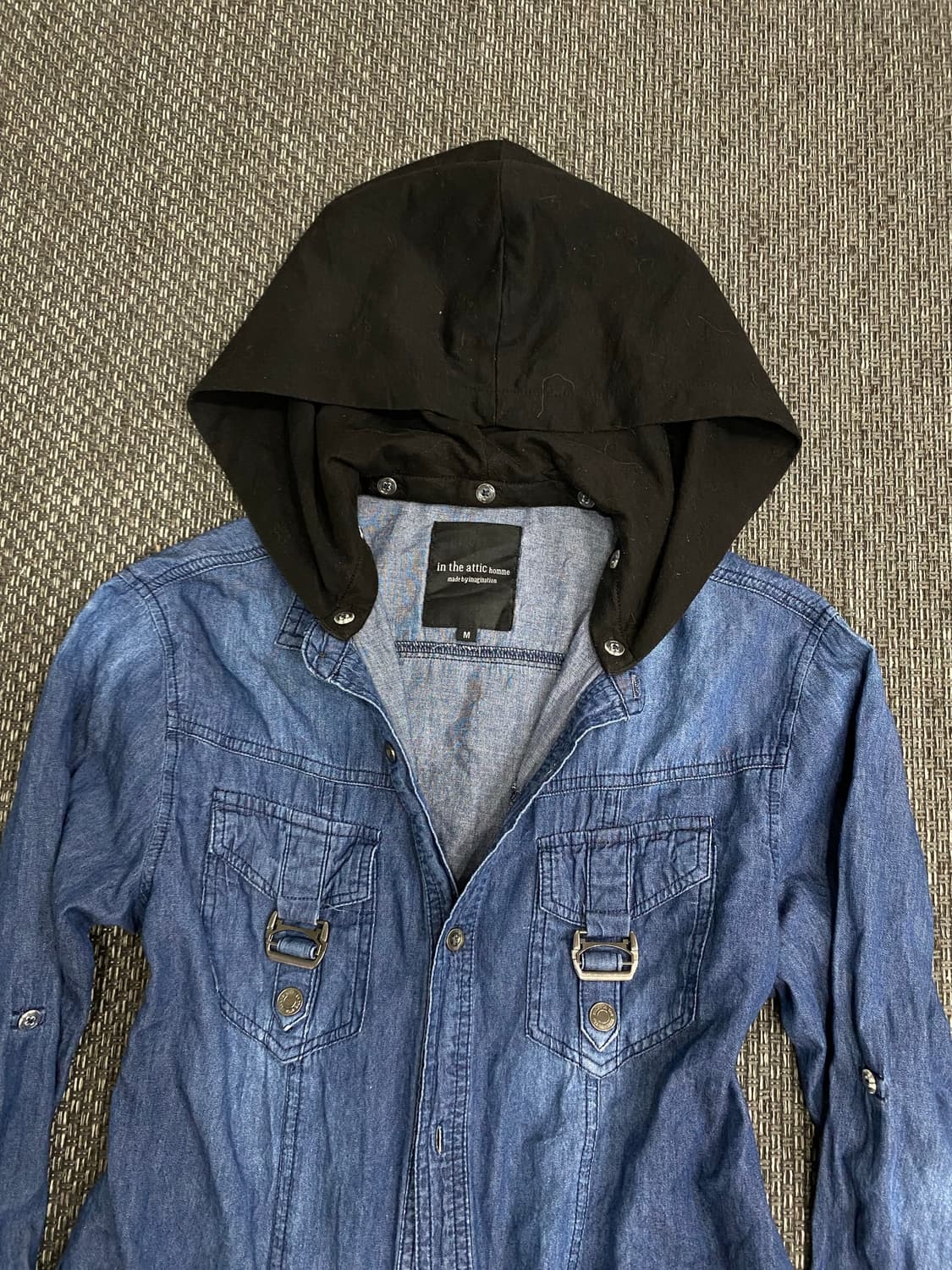 [In The Attic] 00’s Buckle Detail Hoodie 상품이미지7