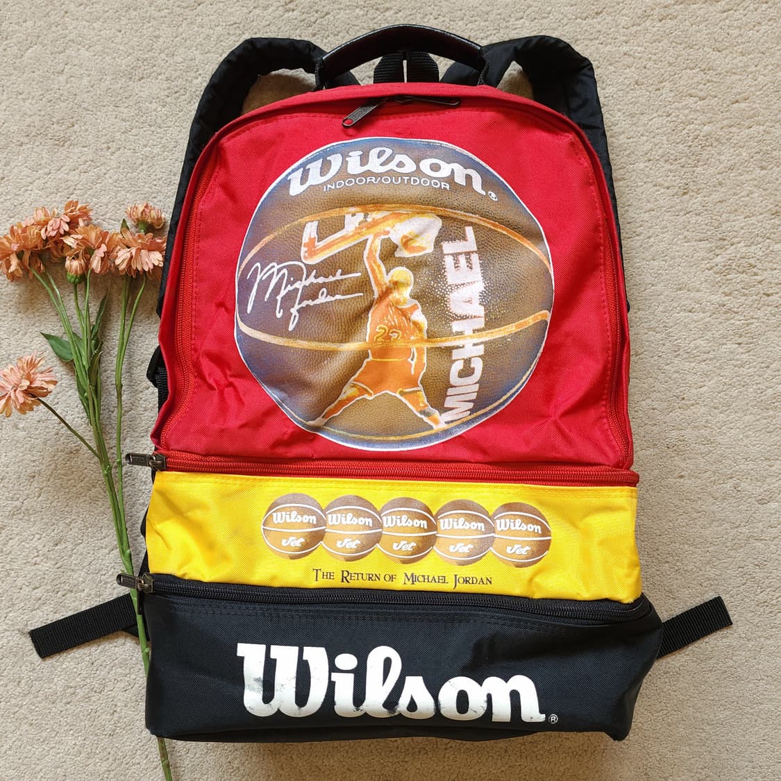 90s 윌슨 리턴 오브 마이클 조던 nba 스포츠 백팩 상품이미지2