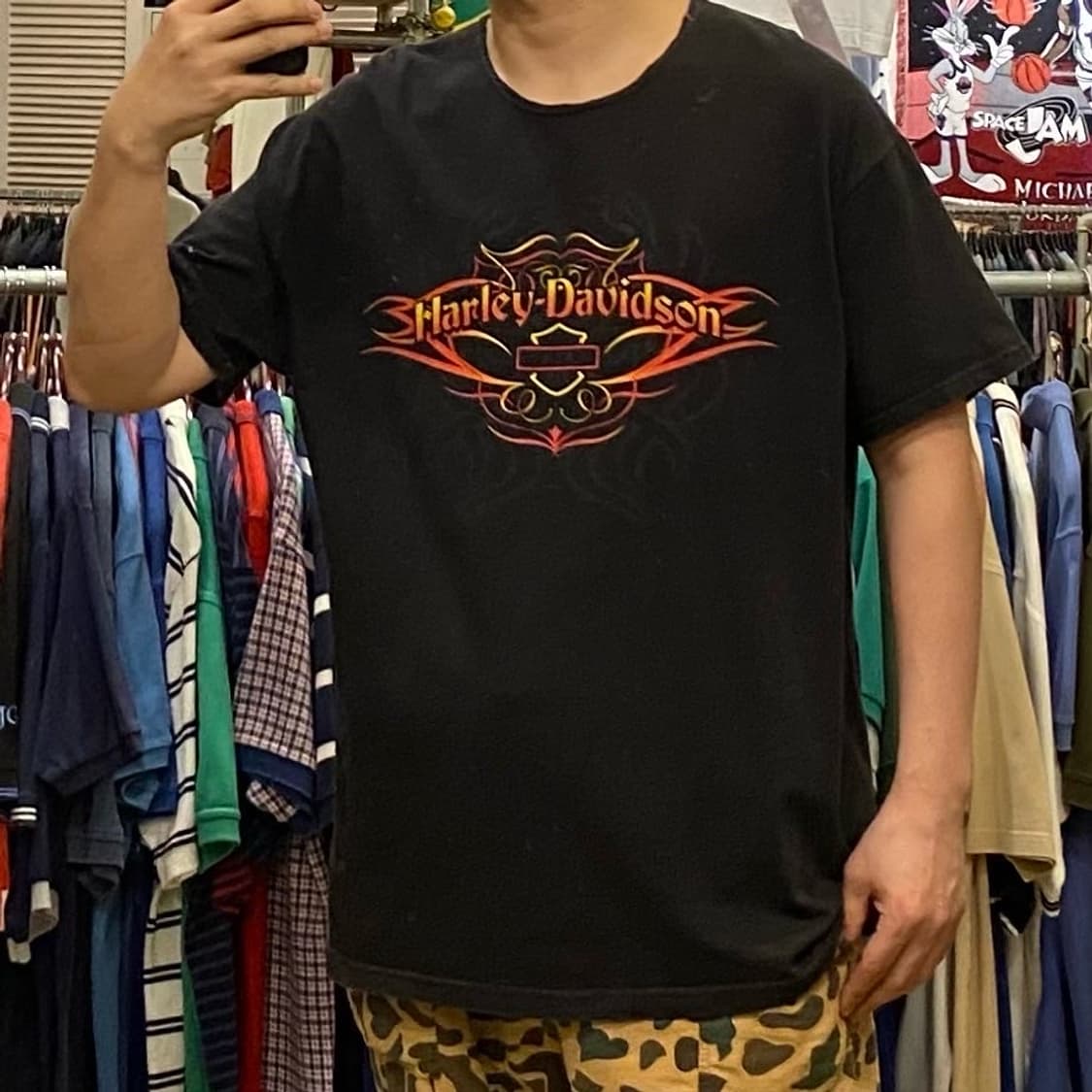 Made in USA 할리데이비슨 칙스 반팔티 상품이미지4