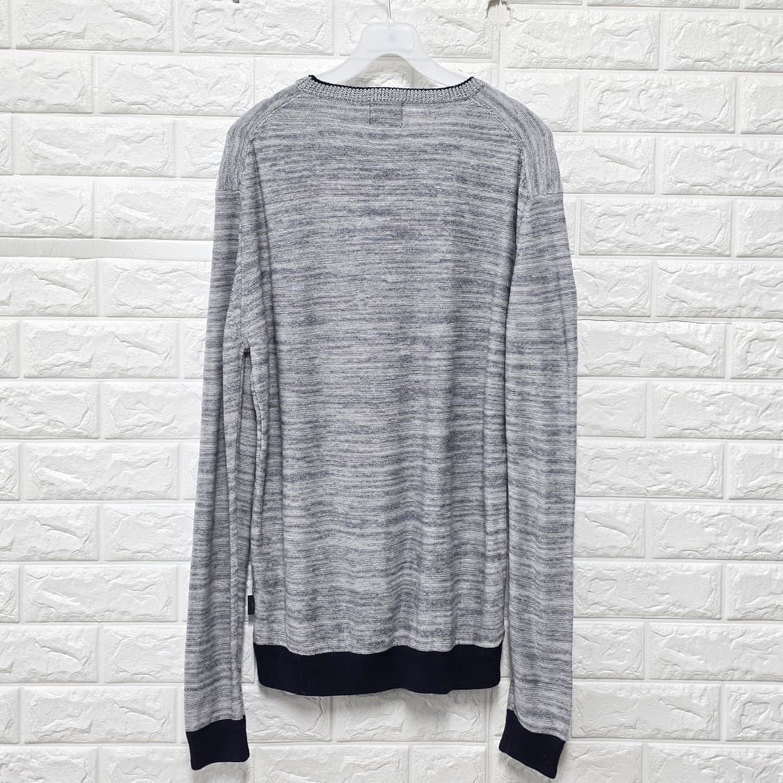 헨리코튼 남성 니트 100 그레이 상품이미지4