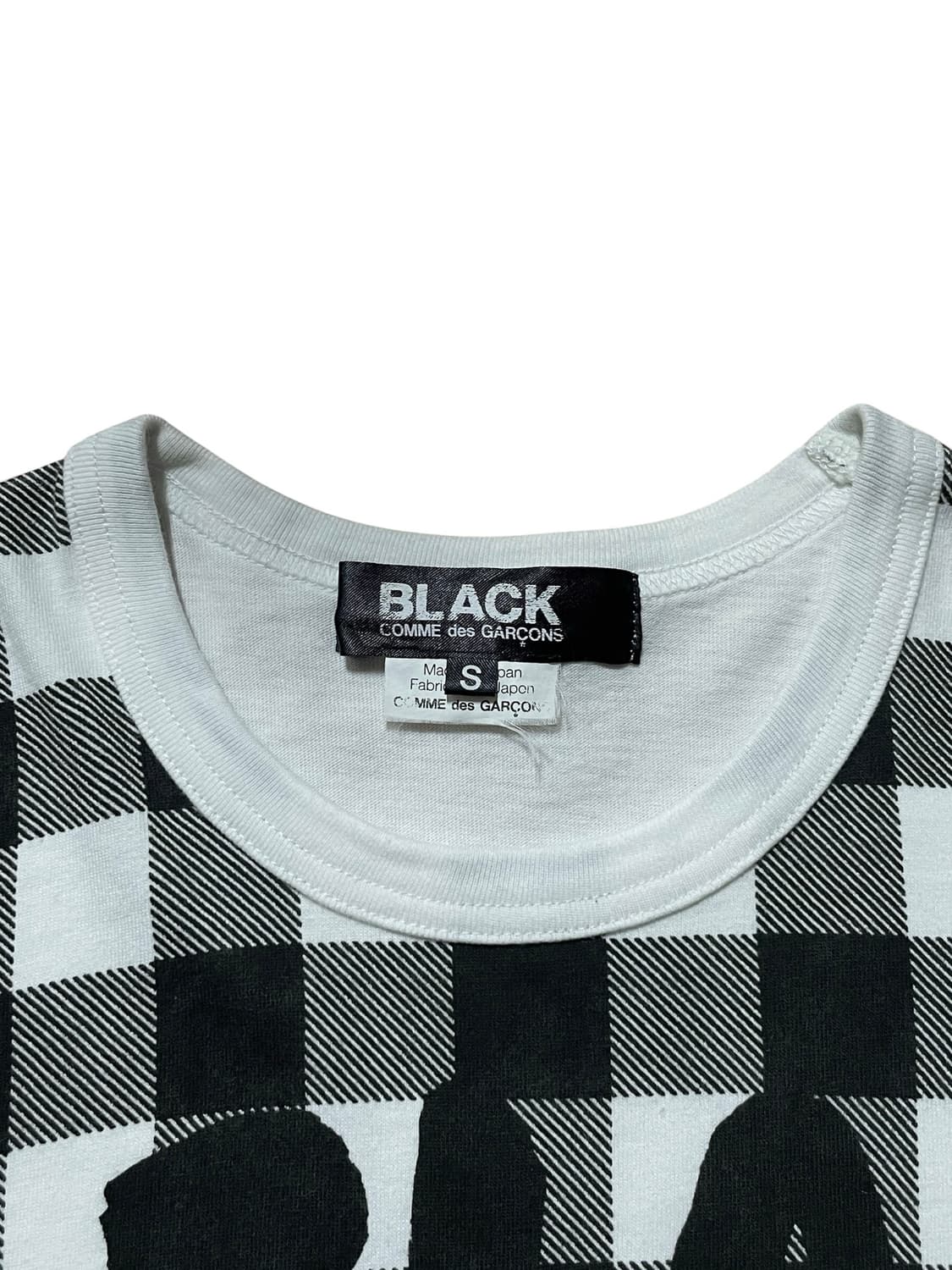 Calligraphy Logo Buffalo Check T-shirt 상품이미지3