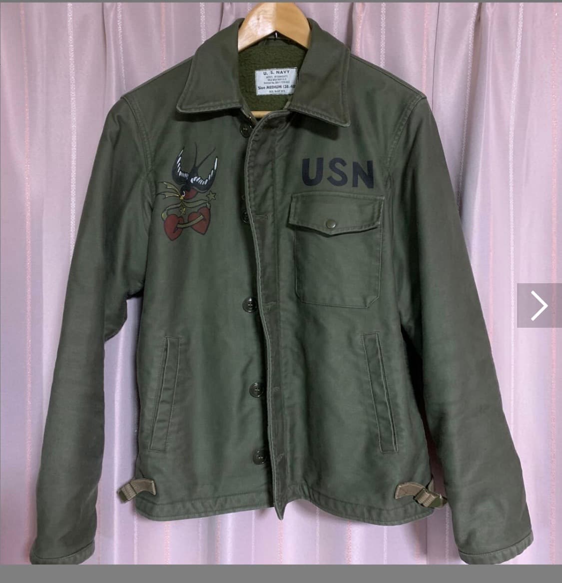 리얼맥코이 A-2 덱자켓 M사이즈 판매 상품이미지1