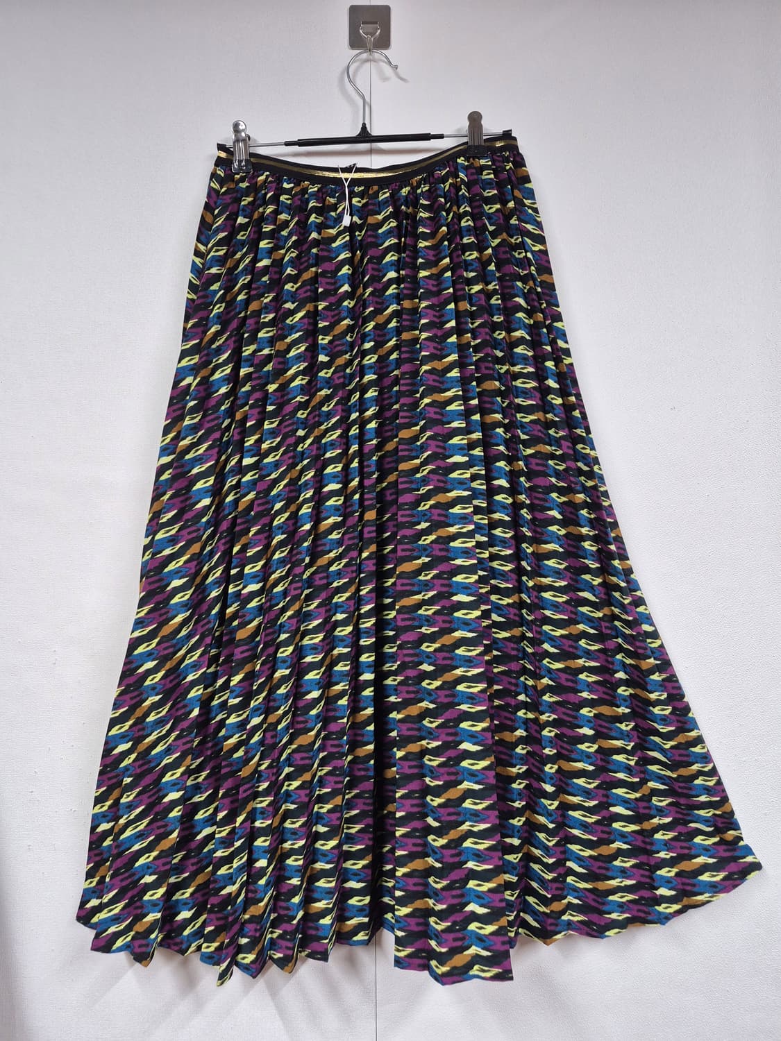 택탈거 플리츠 롱스커트 상품이미지1