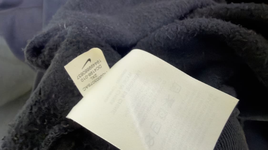 나이키 x 스투시 NRG ZR 플리스 크루넥 블랙 상품이미지3