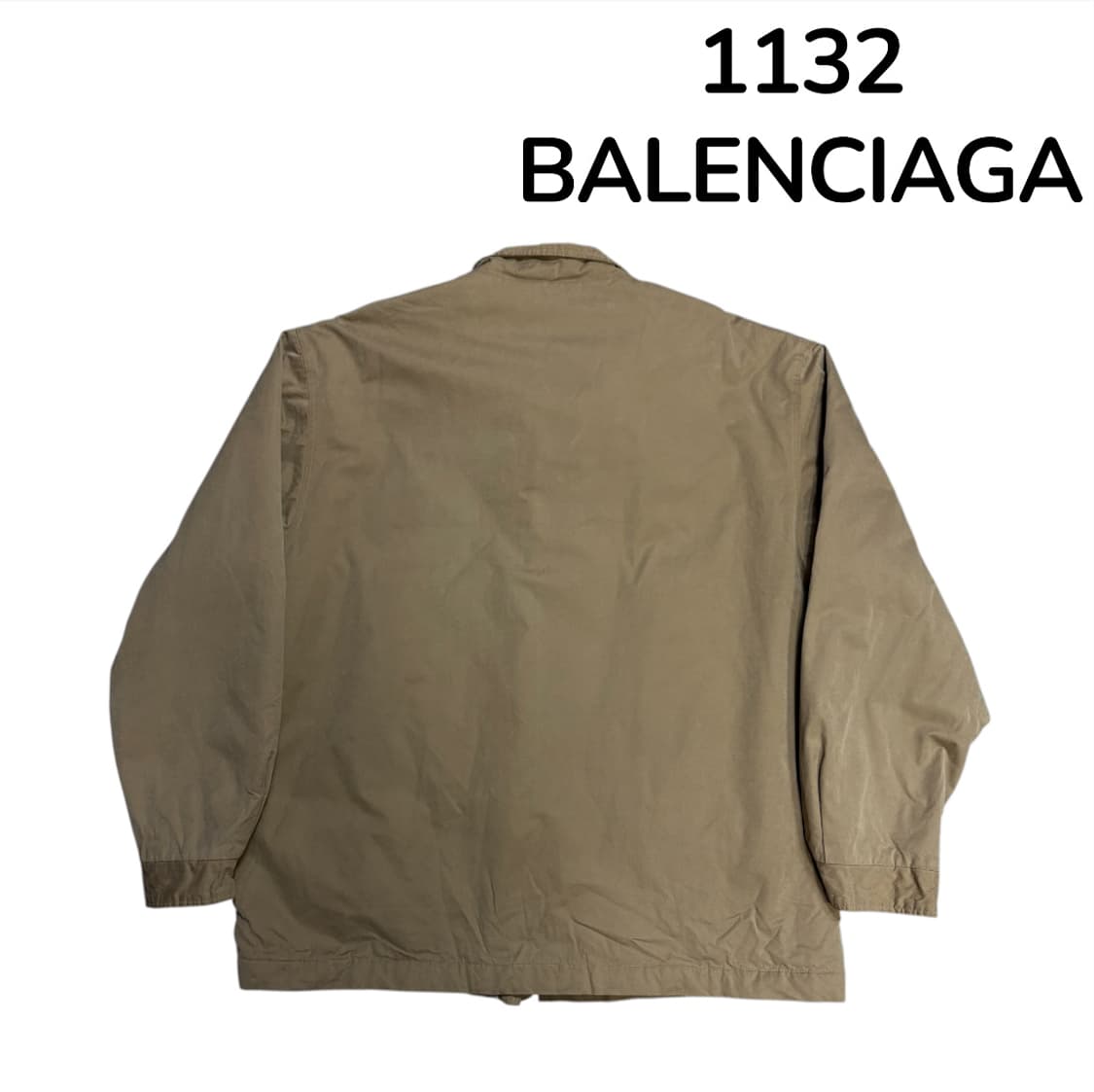 발렌시아가 아카이브 브라운 블루종 자켓 XL 상품이미지3