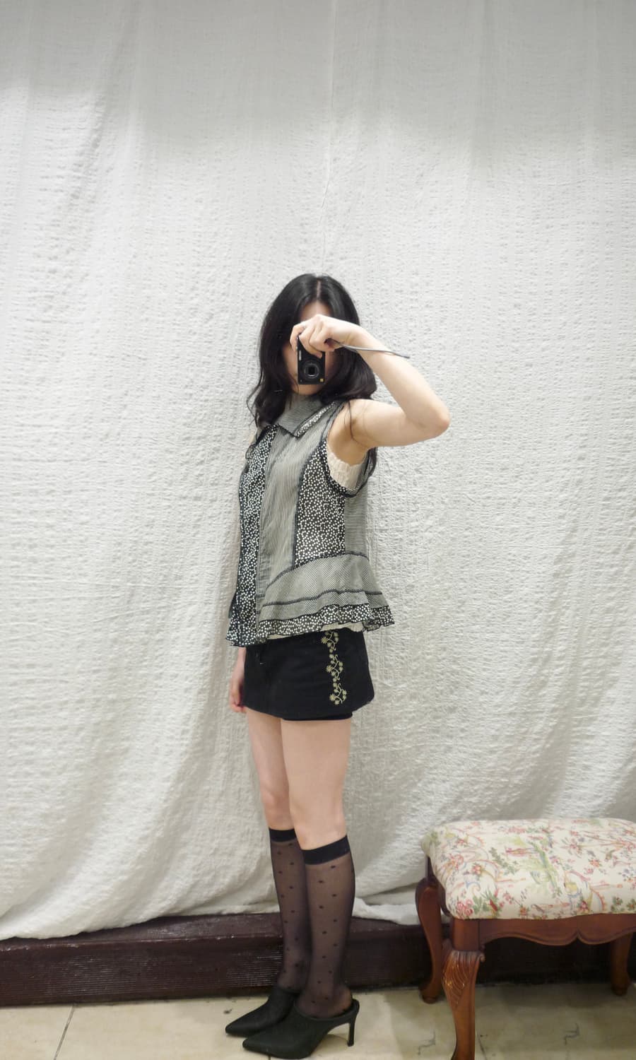 midnight stitch miniskirt 상품이미지4