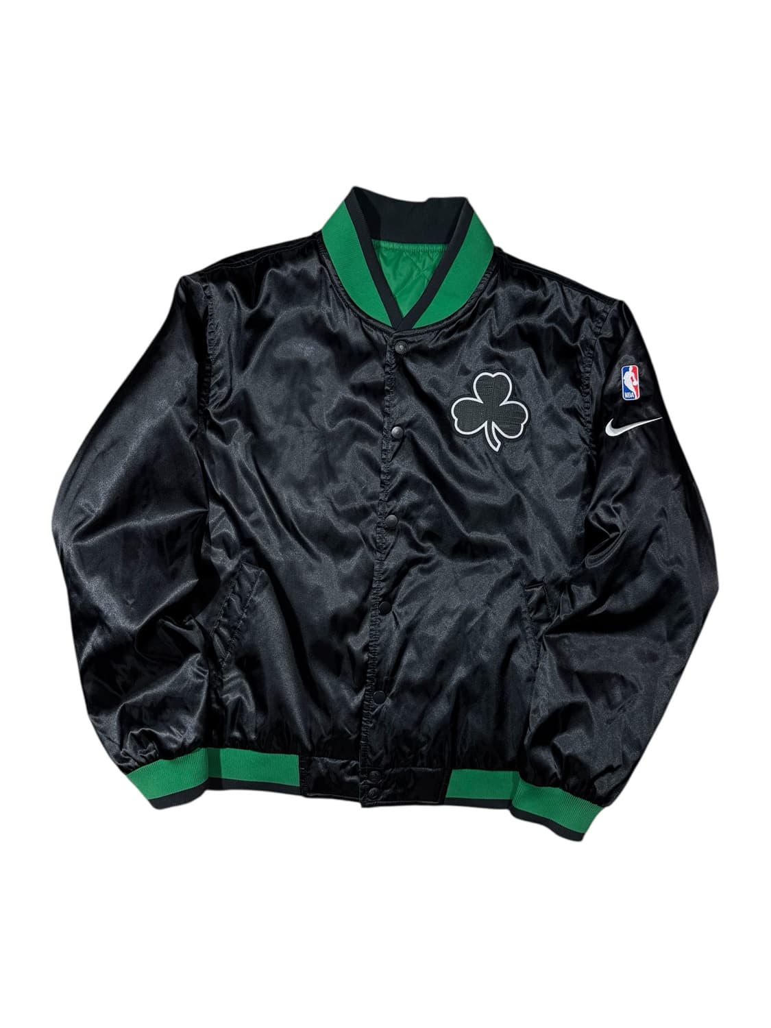Nike 나이키 NBA 보스턴 셀틱스 사틴 봄버 자켓 상품이미지1