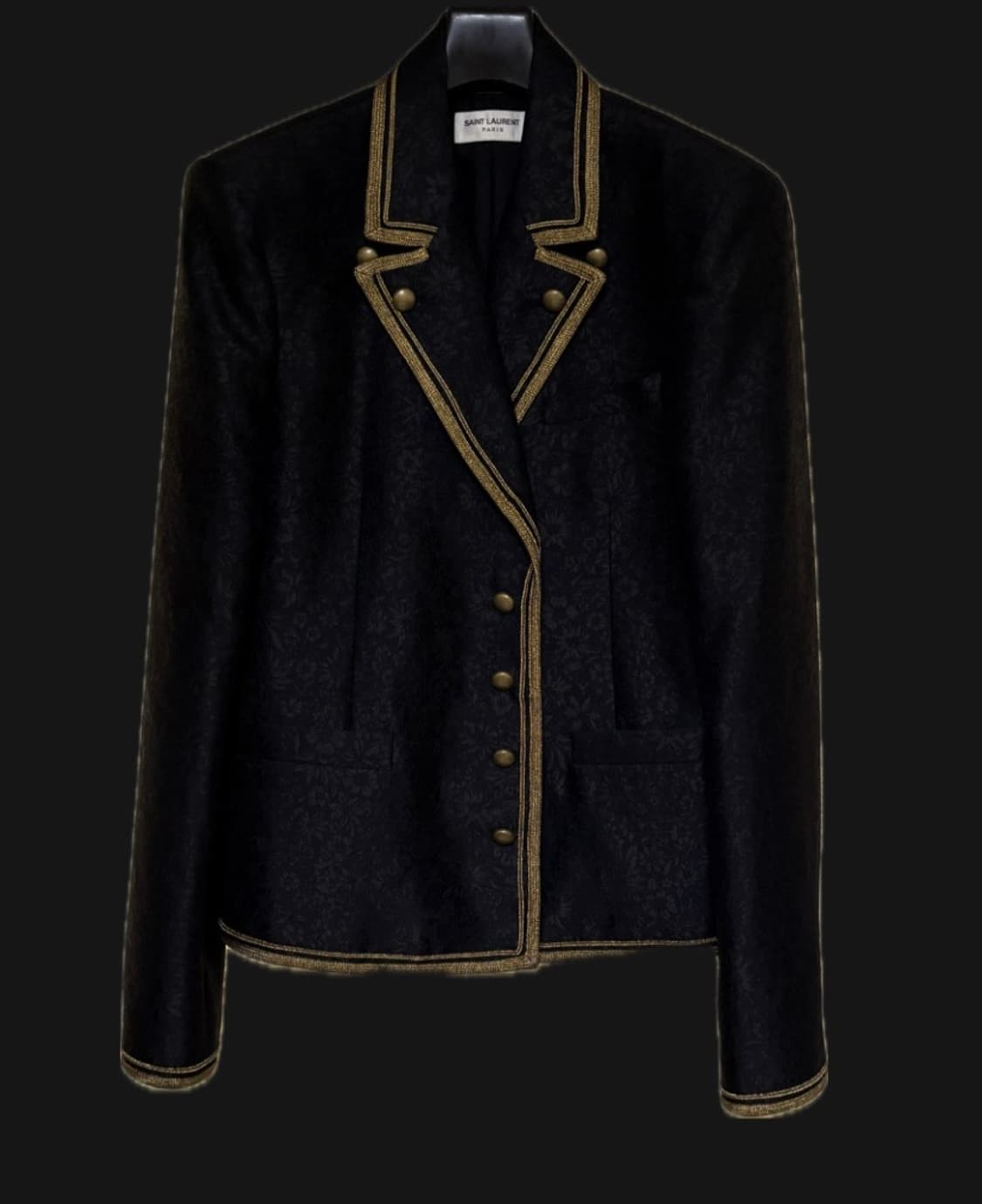 생로랑 블랙 금장 자켓 50 상품이미지3