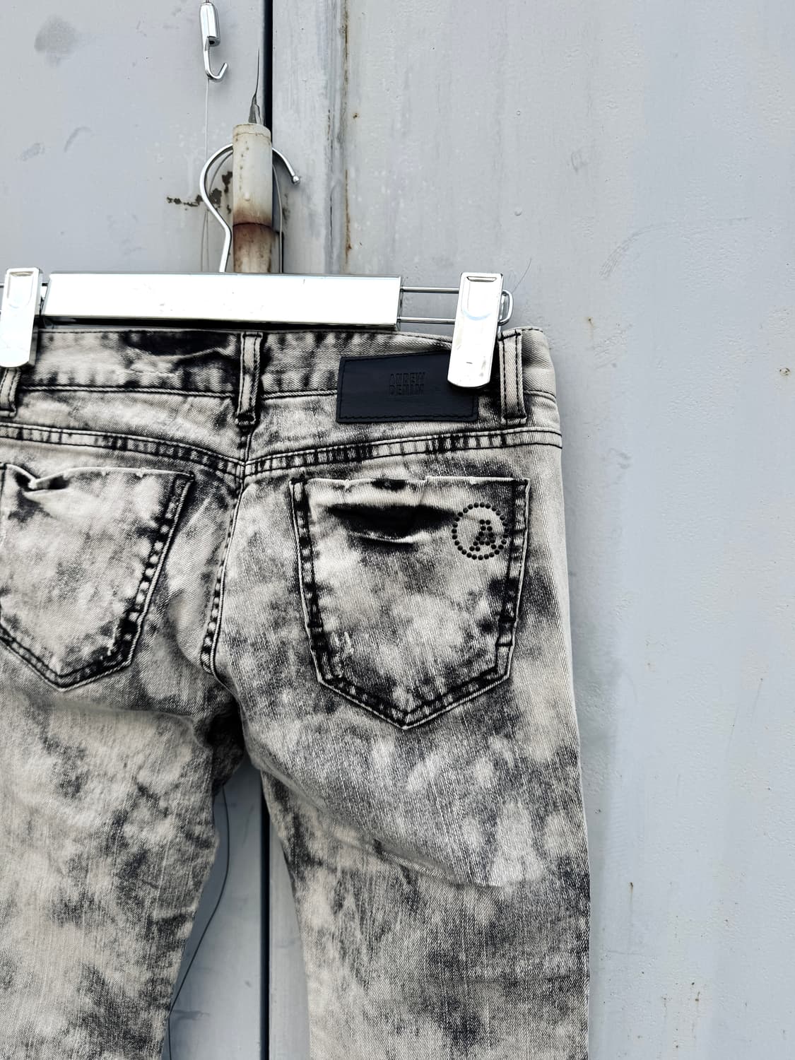 화이트그레이 데미지 스키니 진 상품이미지4