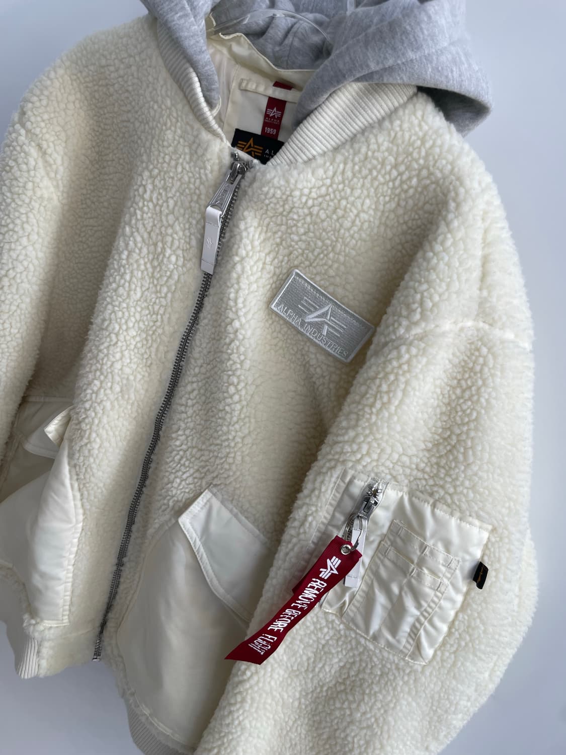 알파인더스트리 MA-1 Teddy Jacket(L싸이즈) 상품이미지2