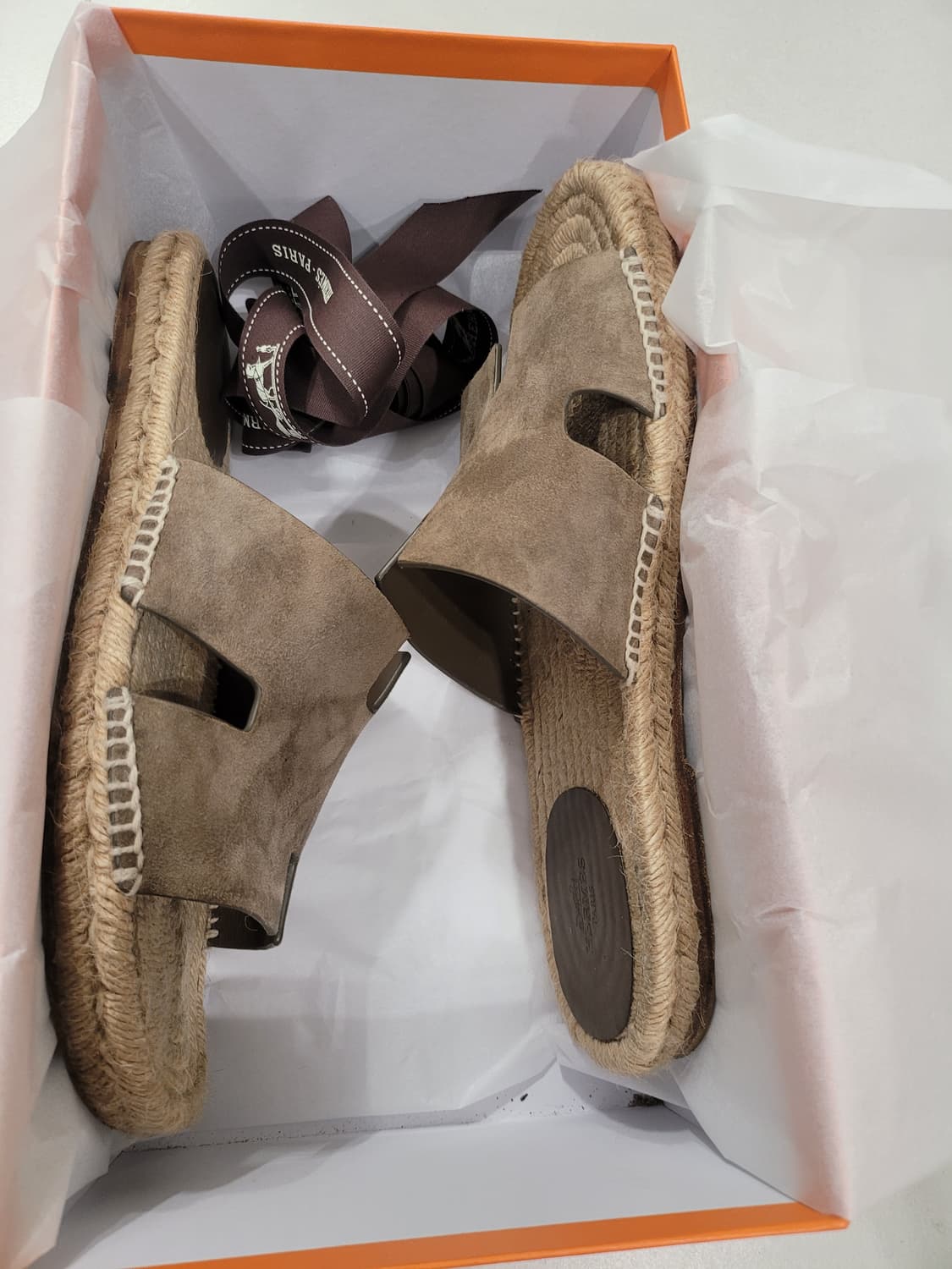 44사이즈 에르메스의 여유를 담은, 안티구아 에스파드리유 슬리퍼 상품이미지5