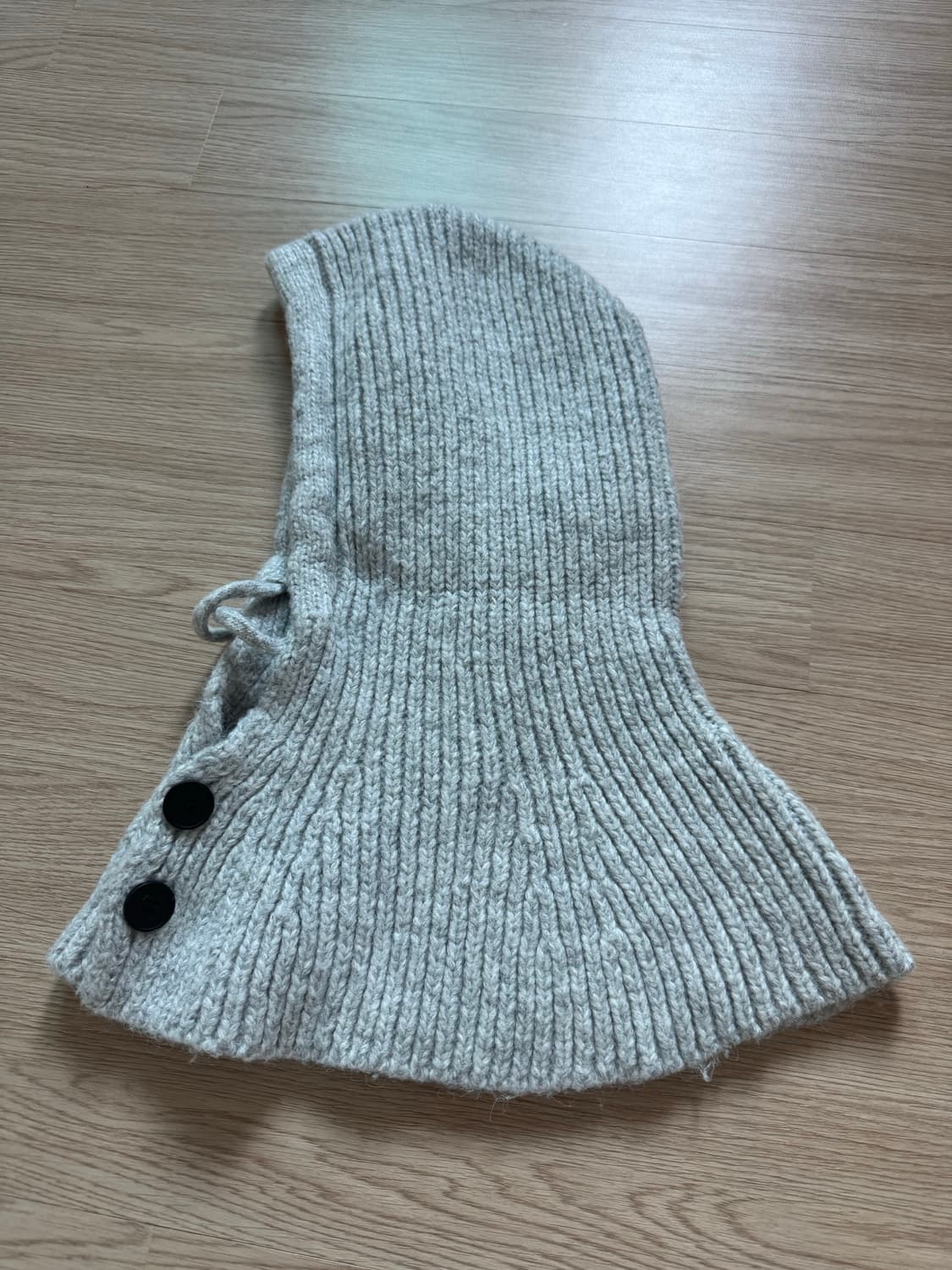 누이트스튜디오 여성 그레이 바라클라바 새상품 상품이미지2