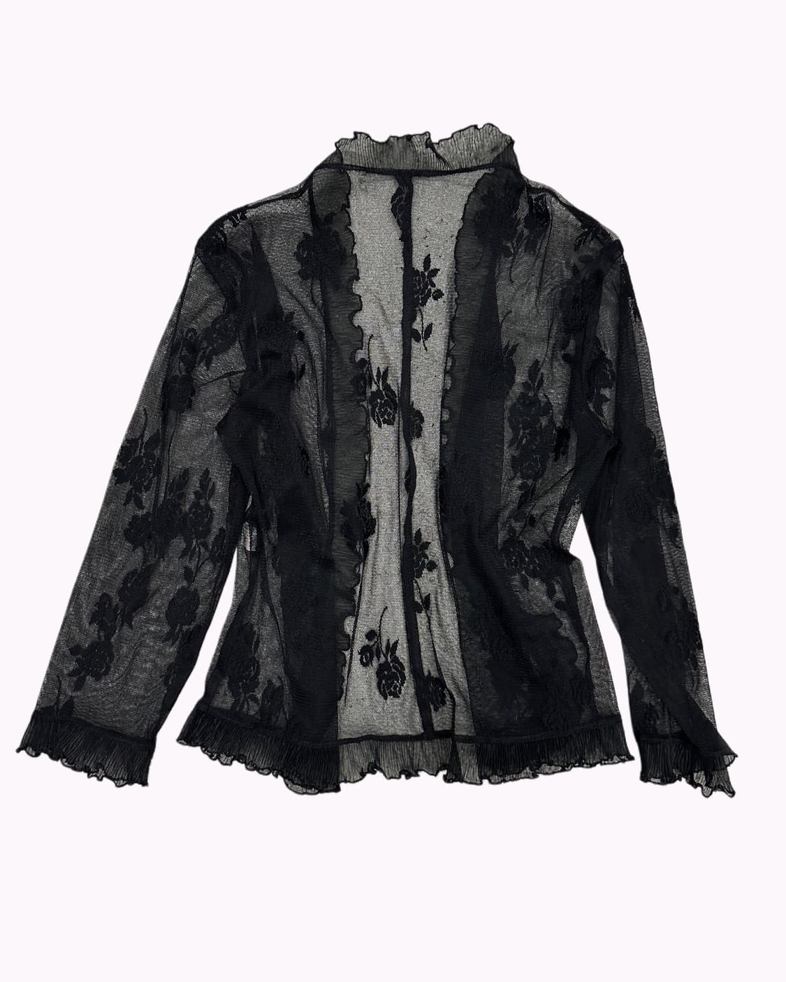 rose pattern lace cardigan 상품이미지3