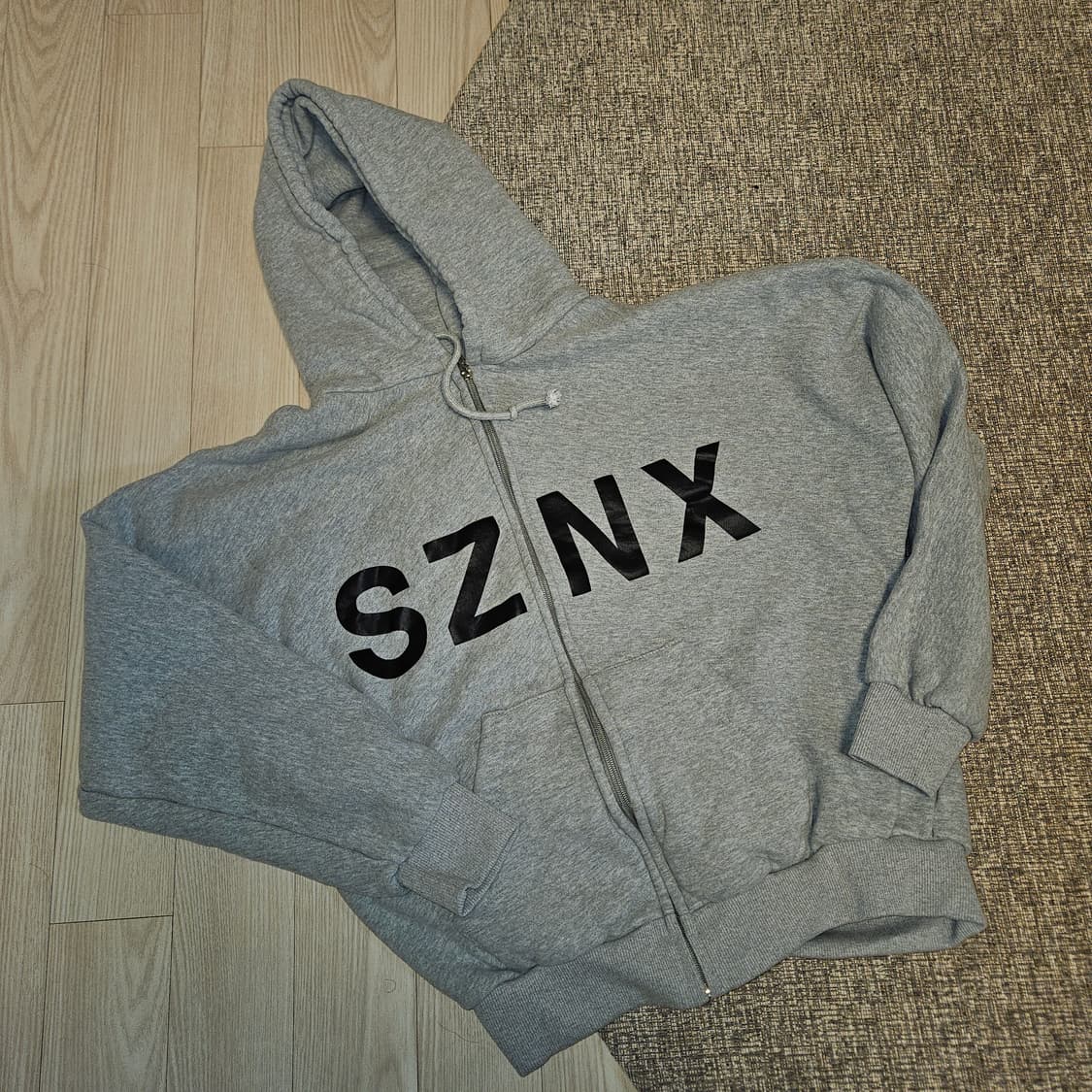 [1] 이지 hd-10 SZNX 그레이 후드집업 상품이미지3