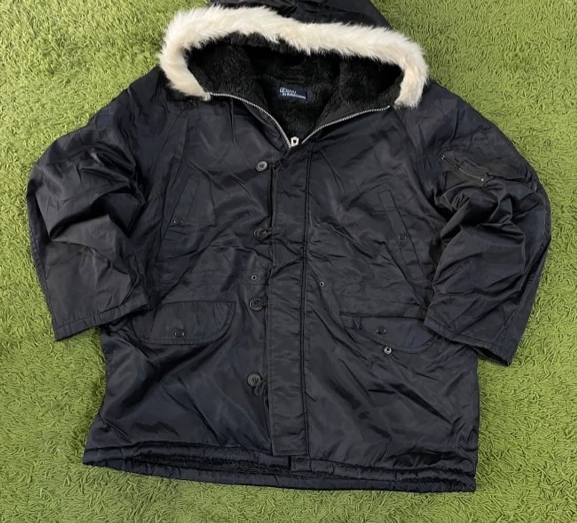 폴로 POLO 후드 퍼 패딩 자켓 105/XL 상품이미지1