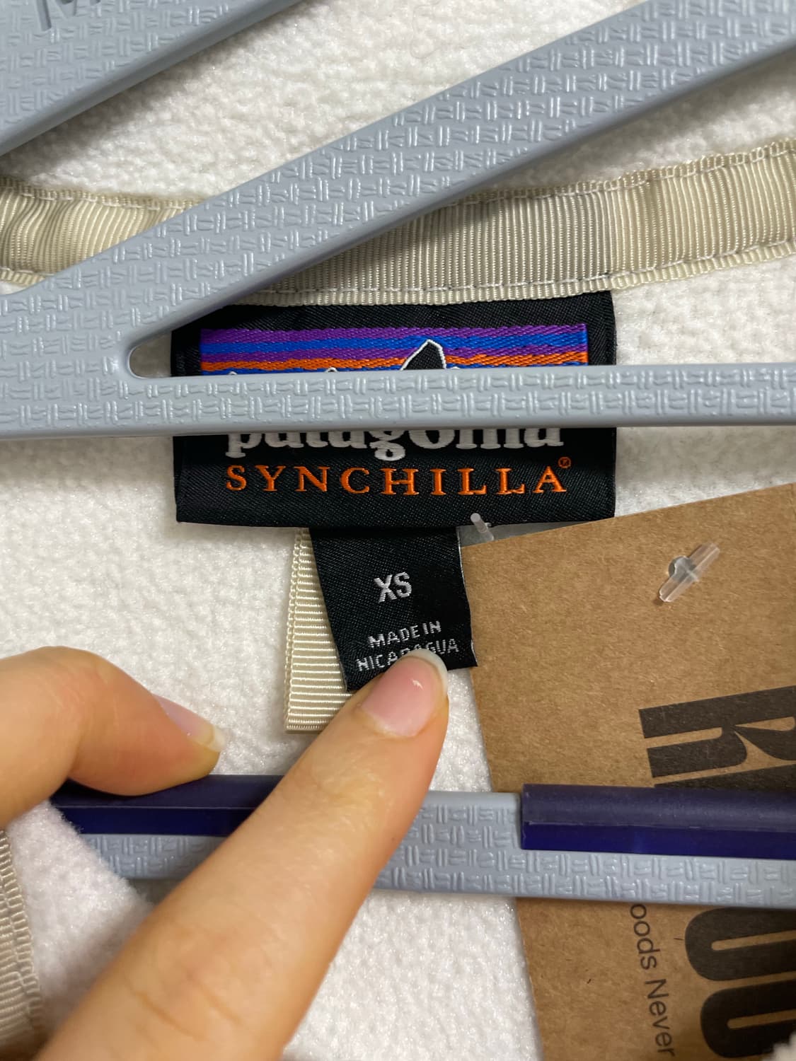 남xs/여s) 빈티지 파타고니아 신칠라 베이지/화이트 상품이미지7