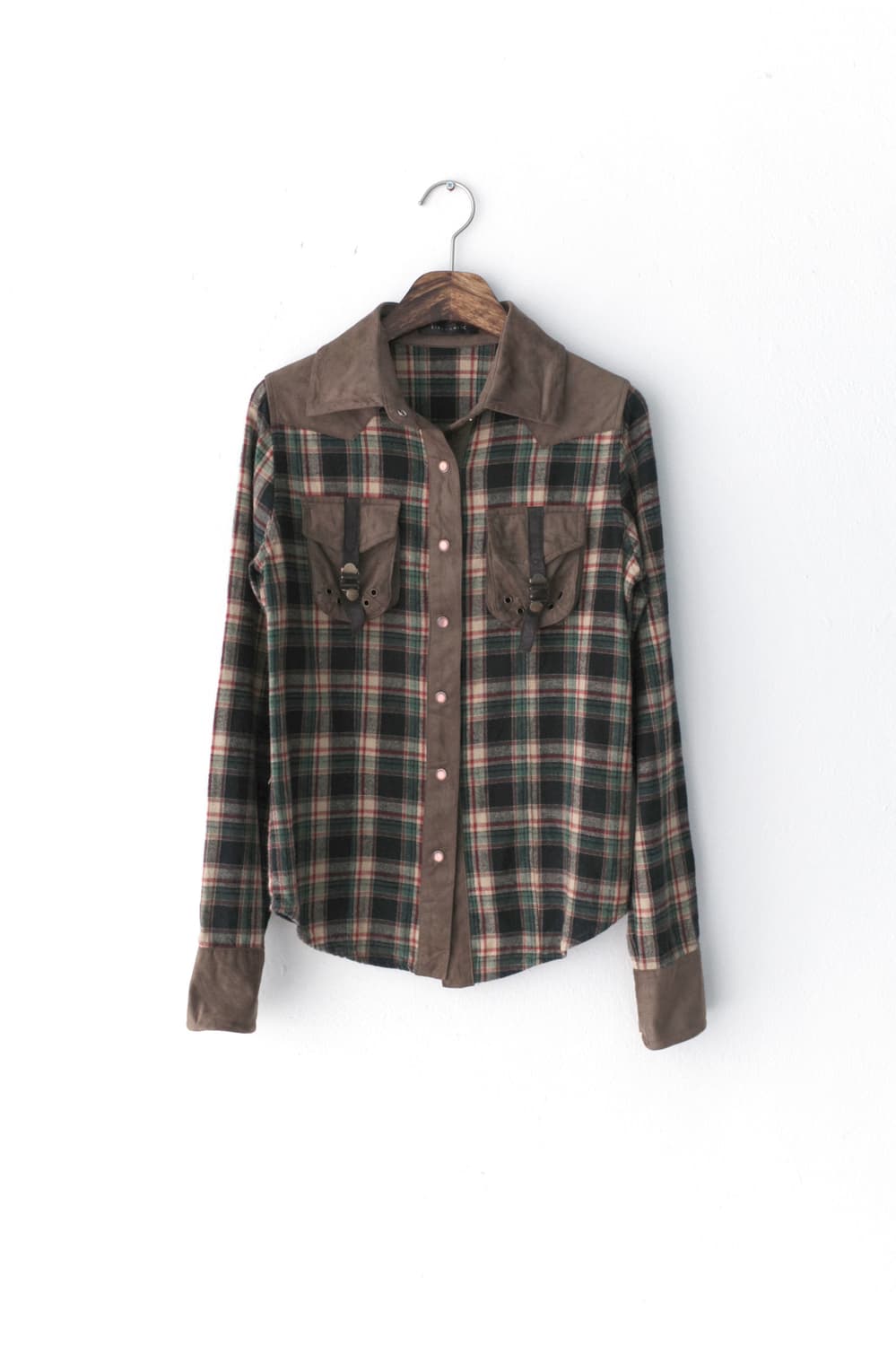 check snap shirt 상품이미지1