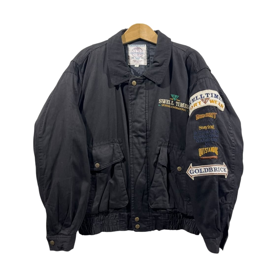 [JPN] 90's 재팬 빈티지 패치 봄버자켓 상품이미지1