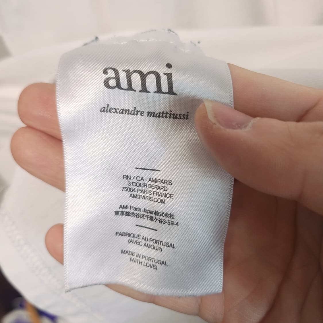 [2XL] 아미 하트 로고 반팔 티셔츠 상품이미지5