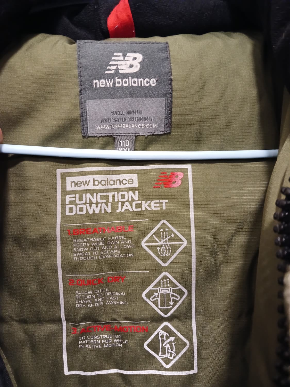 뉴발란스 정품 남성 패딩 110 (XXL) 사이즈 상품이미지2