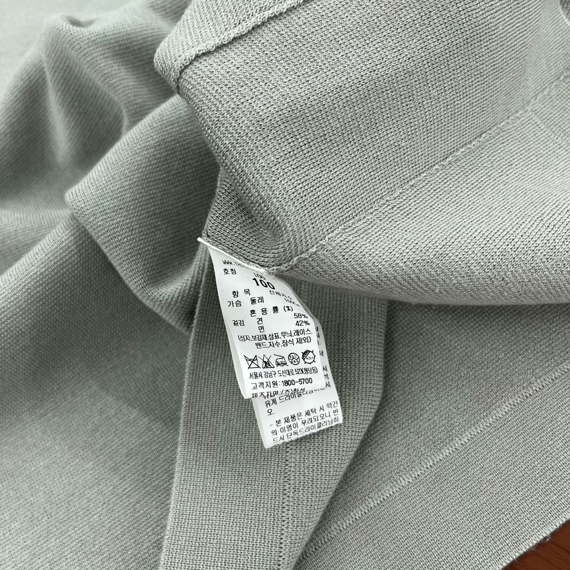 타임옴므 실크 반팔 티셔츠 L 상품이미지4