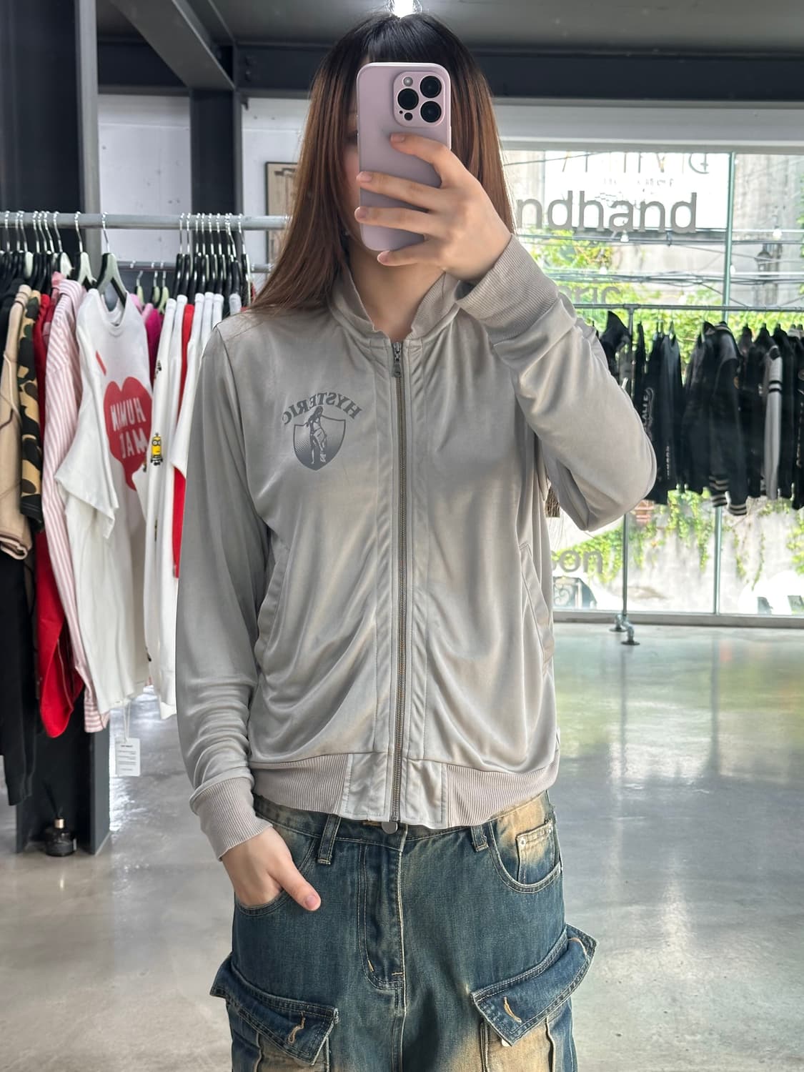 히스테릭글래머 걸 져지 블루종 상품이미지2