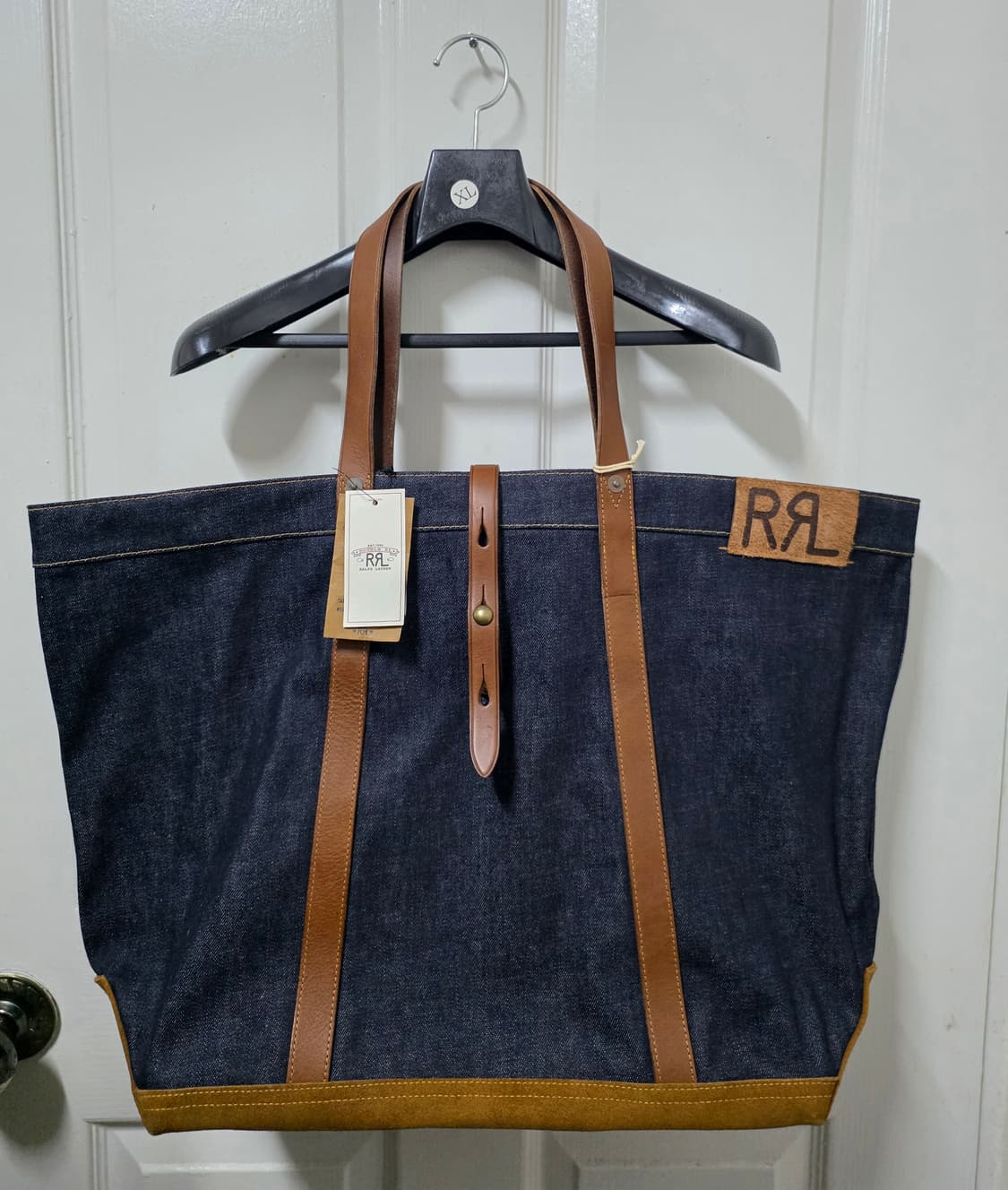RRL 데님 토트백 택달린 새상품 상품이미지1