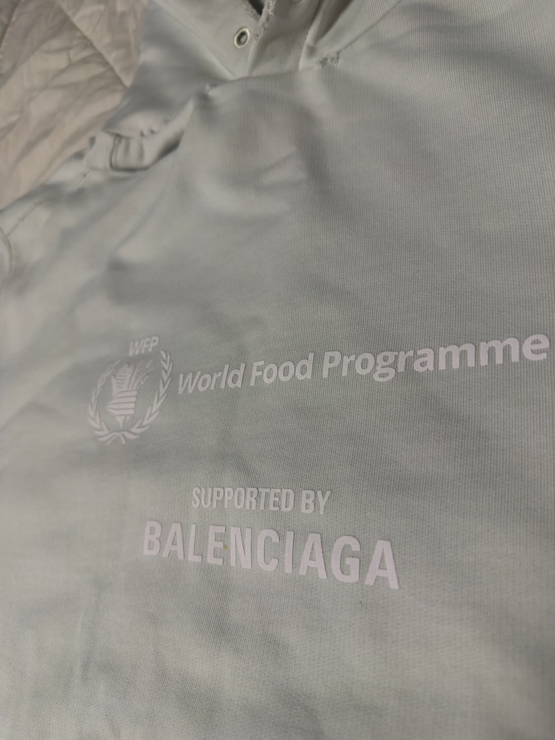 발렌시아가 wfp 아이스그레이 후드 s 상품이미지4