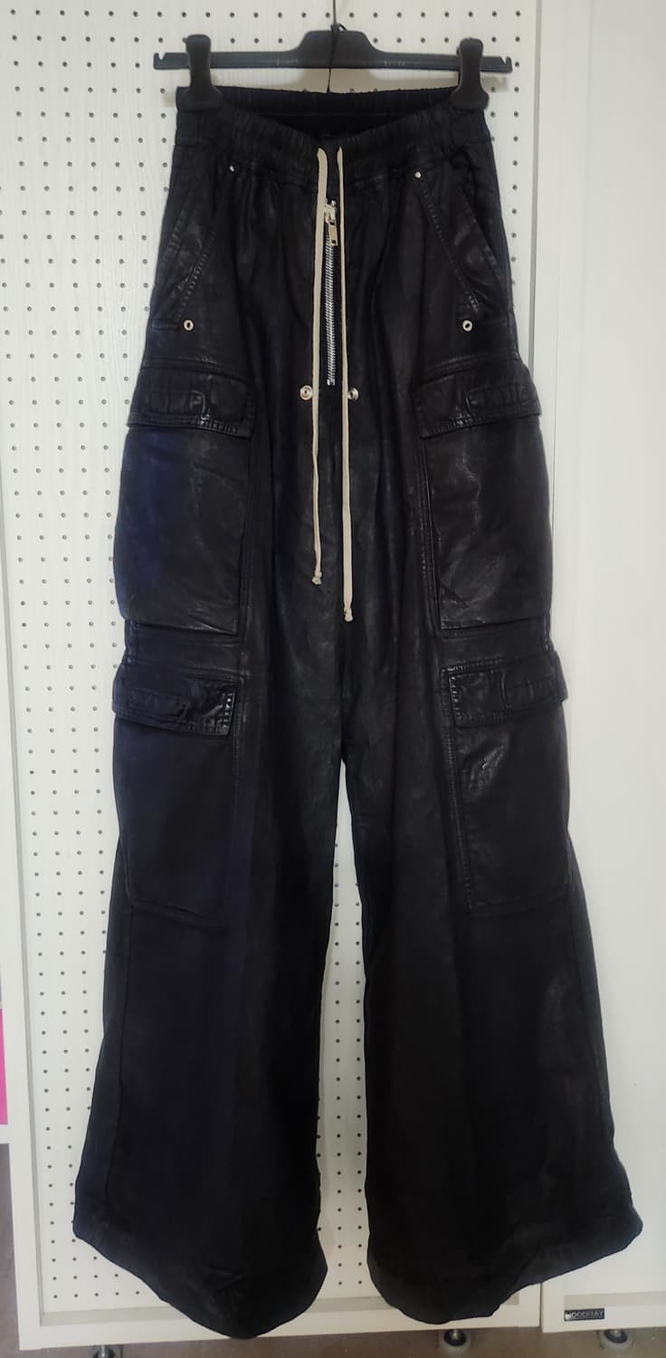 릭오웬스 SS26 왁스코팅 더블 카고 점보 벨라스 DBK 상품이미지1