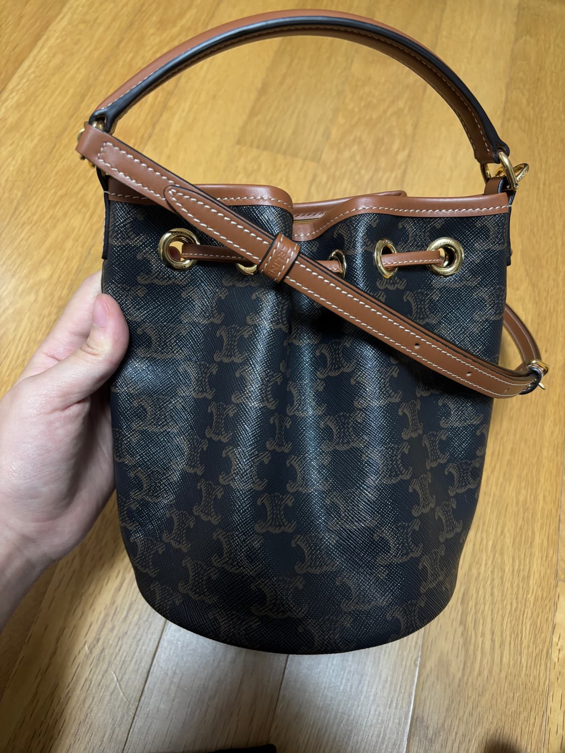 셀린느 틴클라라백 /트리옴프 캔버스&커프스킨 상품이미지7