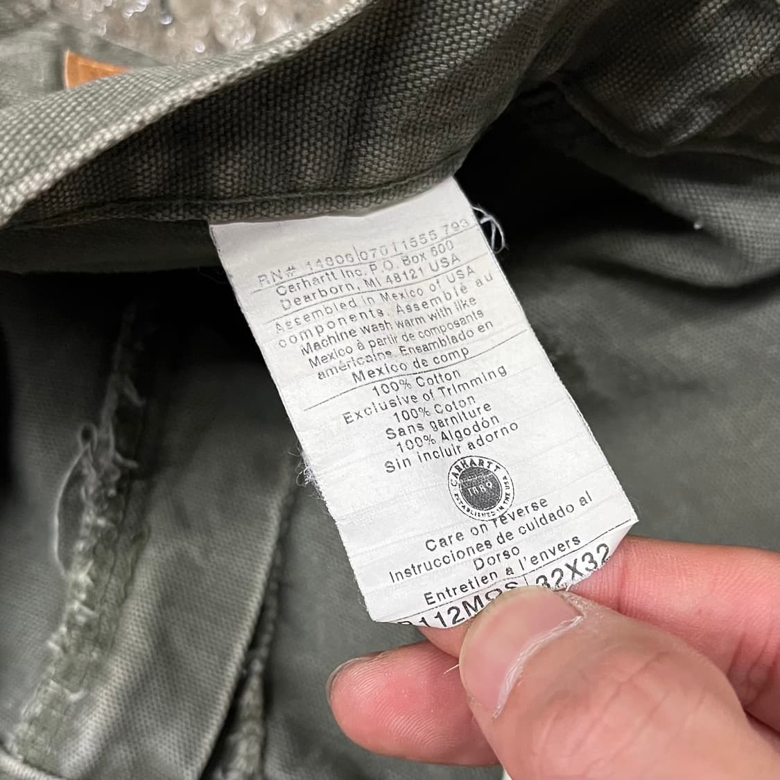 Carhartt B112 카고 워크 팬츠 (32“) 상품이미지5