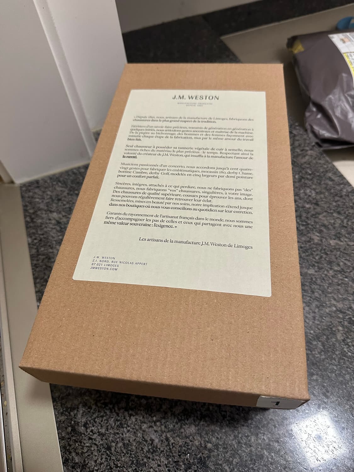 Jm웨스통 180 블랙 로퍼 8D 상품이미지1