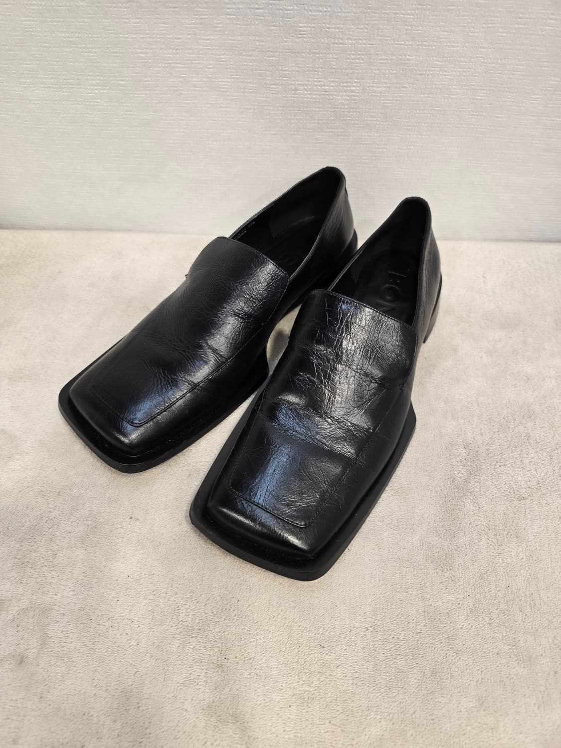 슈콤마보니 마틴로퍼 Suecomma Bonnie 스퀘어  블랙 240~2 상품이미지1