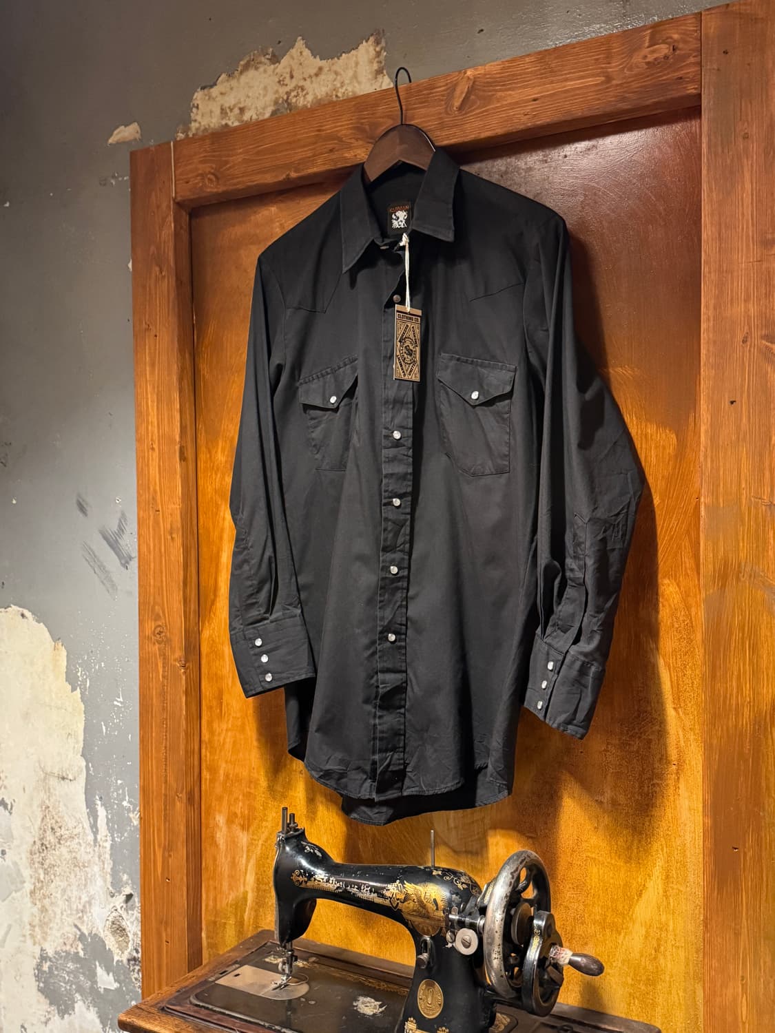 80s Karman 웨스턴셔츠 (L) 상품이미지2