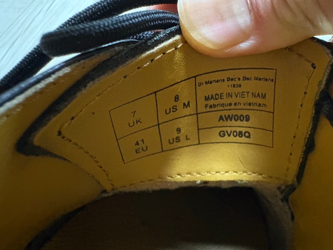 닥터마틴 1461 3홀 스무스 260 상품이미지7