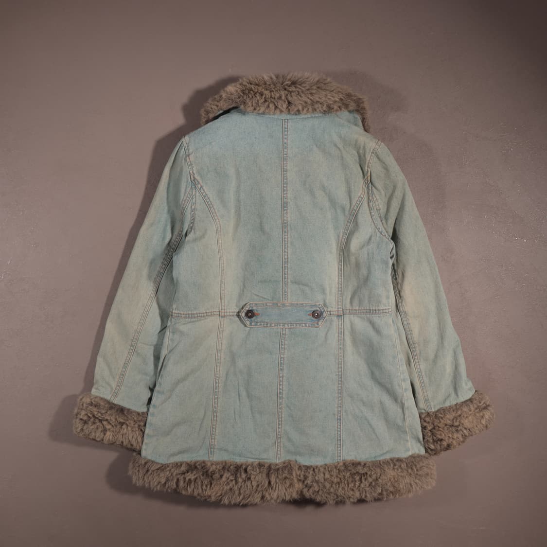 DENIM FAKE FUR JACKET 상품이미지6