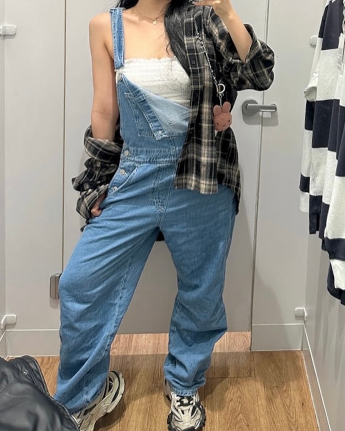 리바이스 Levi's 데님 멜빵 오버롤 S 상품이미지2