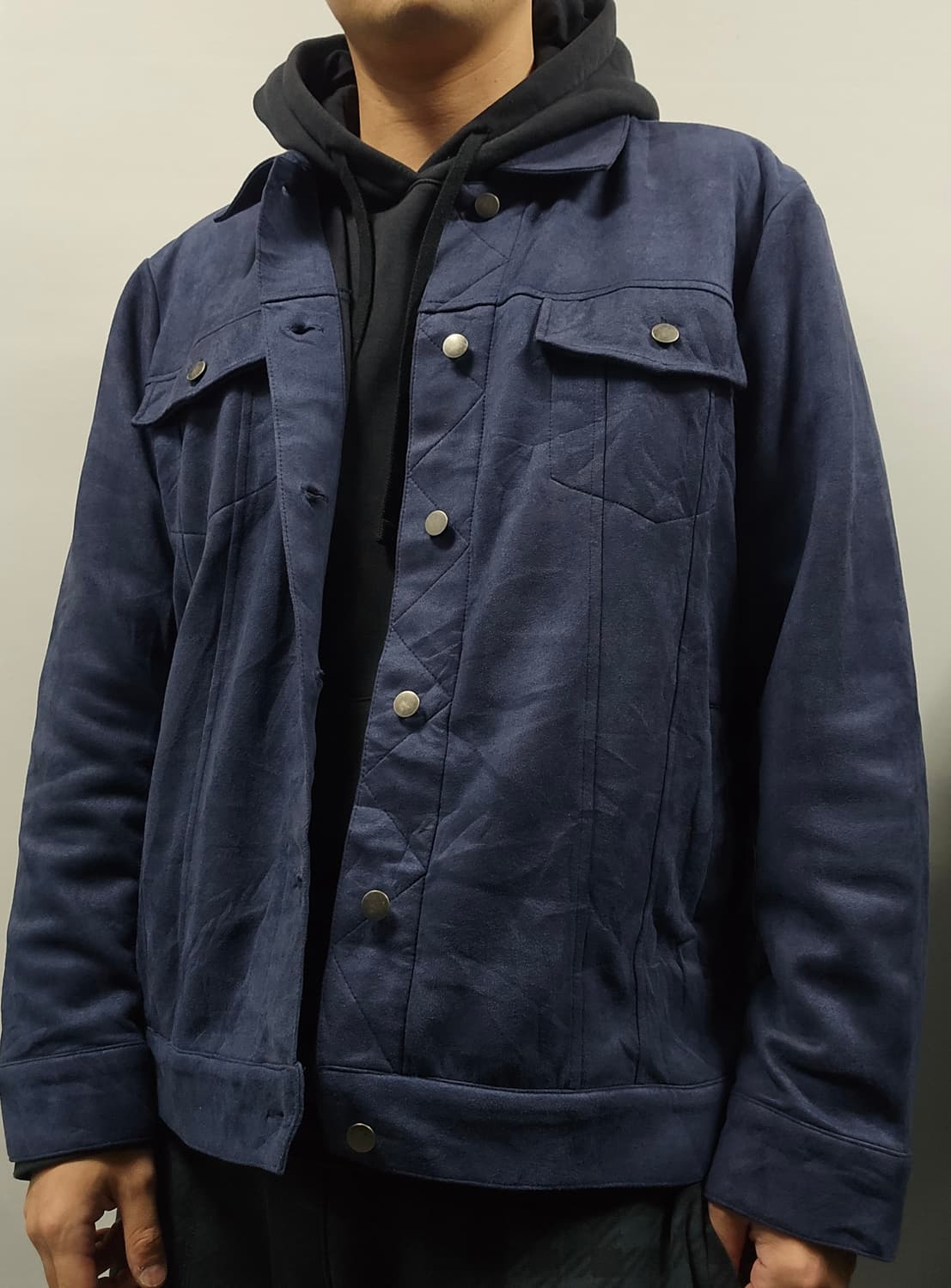 TAKA:Q 타케오 키쿠치 스웨이드 퀄팅 자켓 XL 상품이미지1