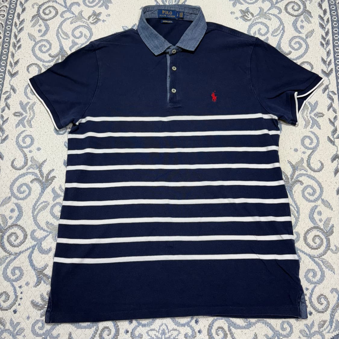 Polo Ralph Lauren 스트라이프 폴로 셔츠 / 표기사이즈 L 상품이미지1