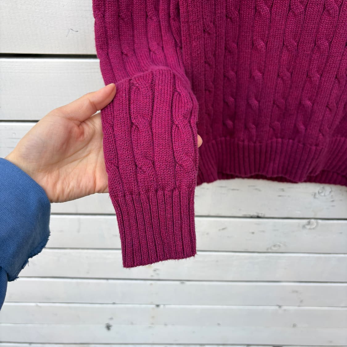 Polo 폴로 케이블 꽈배기 니트 상품이미지4