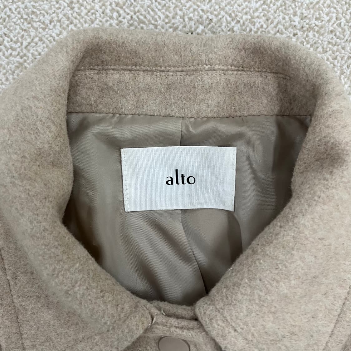 [F] 알토 여성 울 포켓 반코트 자켓 0119M1 상품이미지2