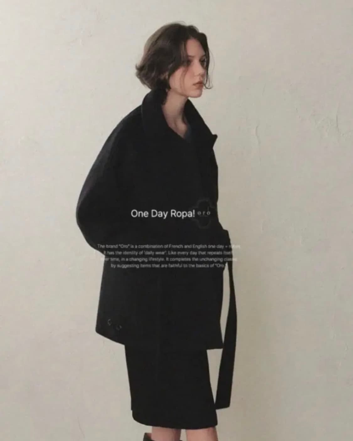 오로 반코트 하프코트 정가13만 상품이미지2